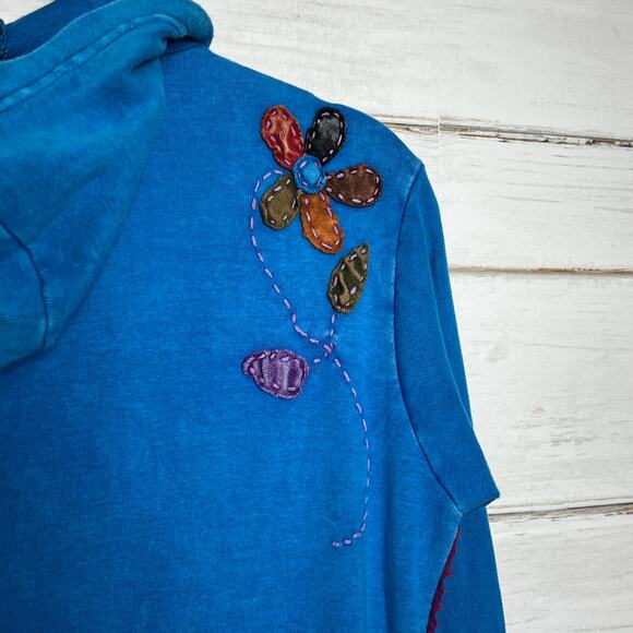 Rising International Full Zip Hooded Sweatshirt Dress Size Medium - Picture 8 of 10